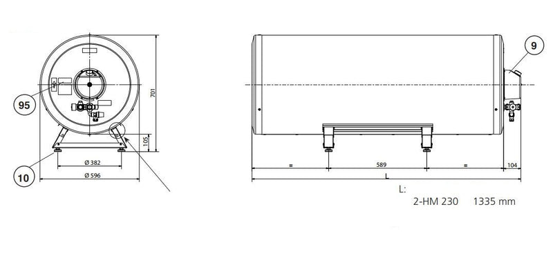 VARMVATTENBEREDARE HAATO HM-230